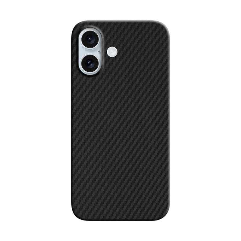 Aramid Fiber iPhone Case Mobile Phone Cases Volaris Black Aramid Fiber iPhone 16 (Pre-Order) Open