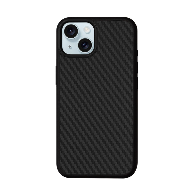 Max Protection iPhone Case Mobile Phone Cases Amazonia Black Aramid Fiber iPhone 15 Without MagSafe