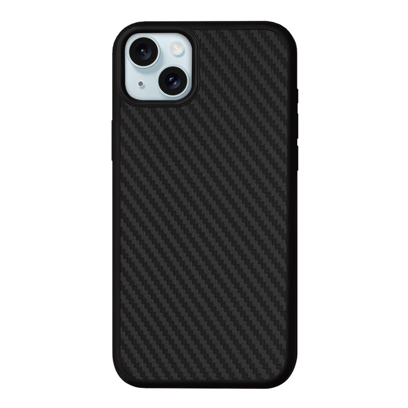Max Protection iPhone Case Mobile Phone Cases Amazonia Black Aramid Fiber iPhone 15 Plus Without MagSafe