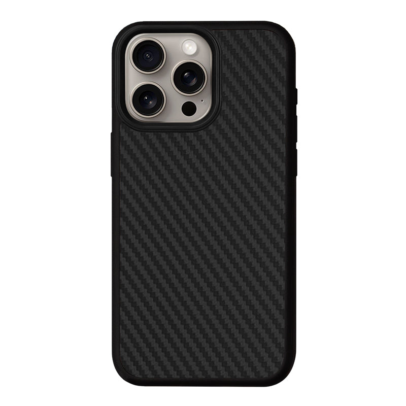Max Protection iPhone Cases Mobile Phone Cases Amazonia Black Aramid Fiber iPhone 15 Pro Max Without MagSafe