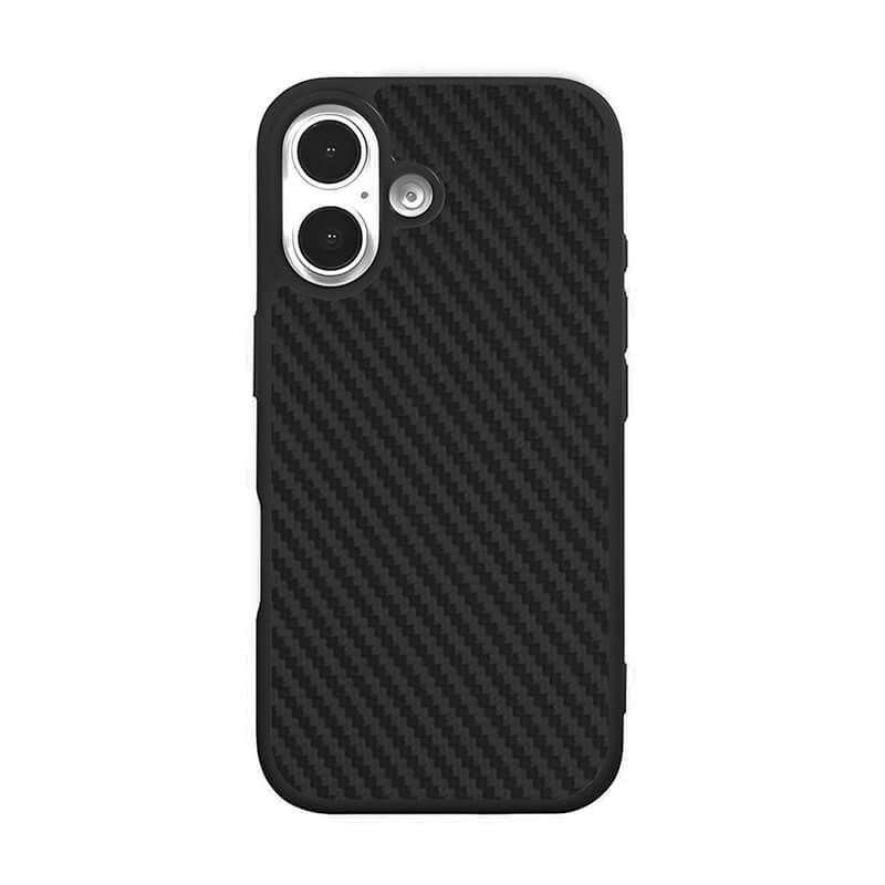 Max Protection iPhone Cases Mobile Phone Cases Amazonia Black Aramid Fiber iPhone 16 (Pre-Order) Without MagSafe