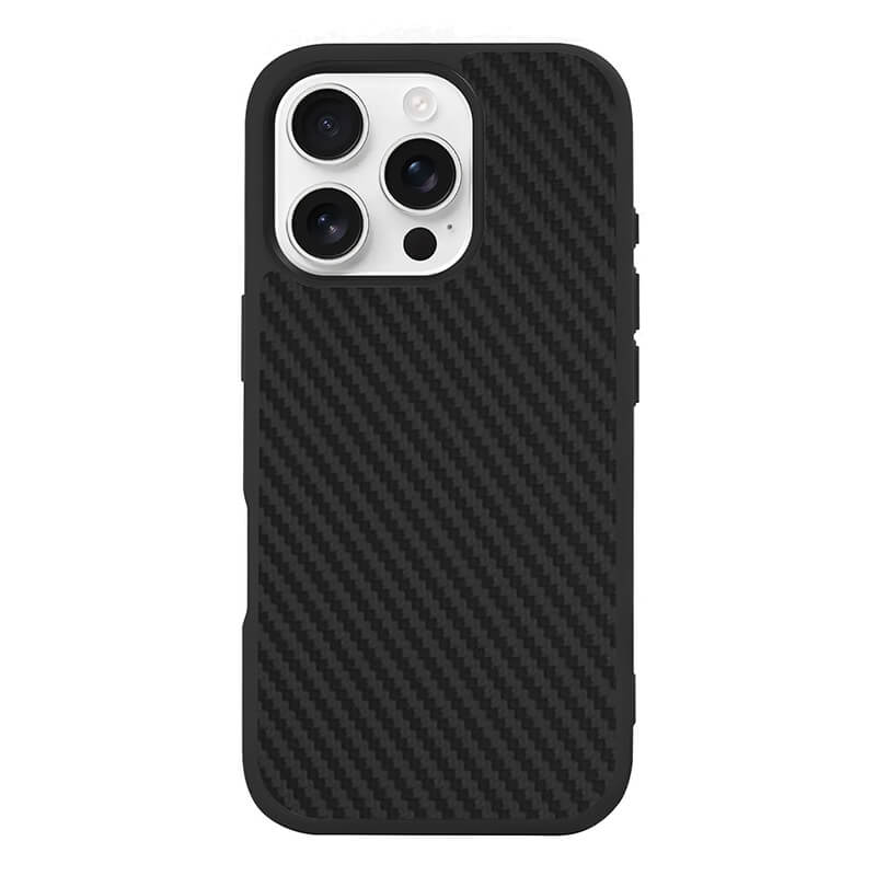 Max Protection iPhone Cases Mobile Phone Cases Amazonia Black Aramid Fiber iPhone 16 Pro Max (Pre-Order) Without MagSafe