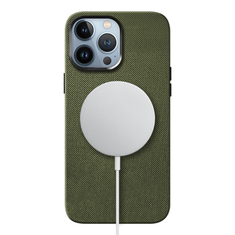 Cordura iPhone Case Mobile Phone Cases Kilimanjaro Military Green iPhone 13 Pro Max 