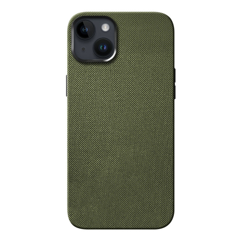 Cordura iPhone Case Mobile Phone Cases Kilimanjaro Military Green iPhone 14 Plus 