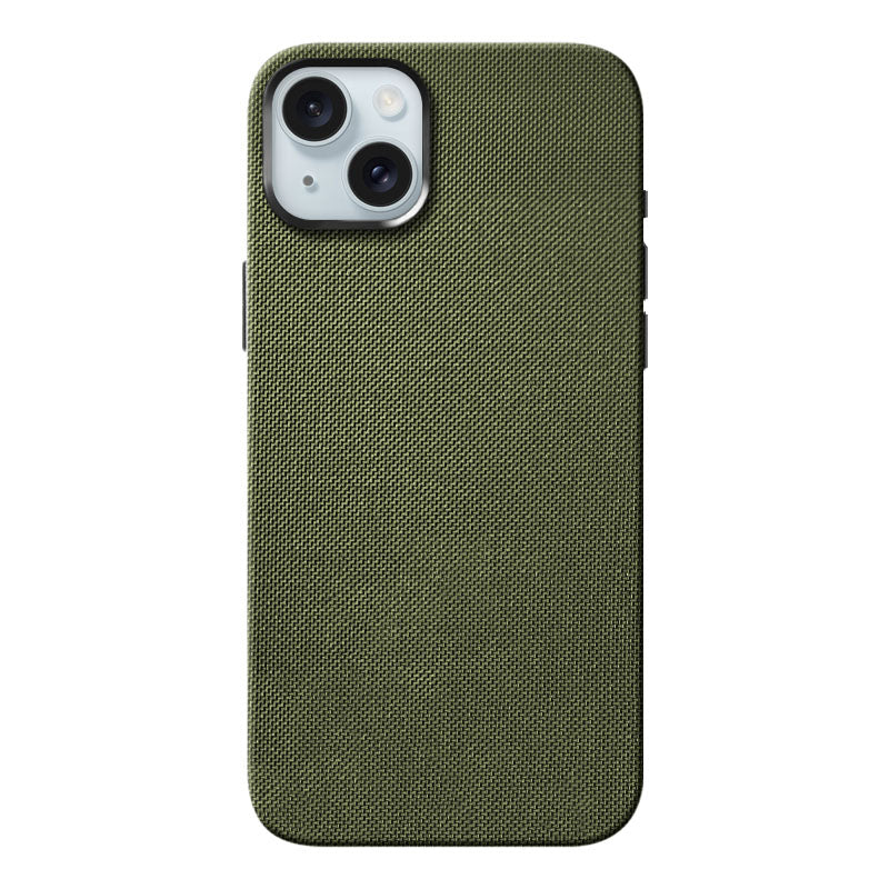 Cordura iPhone Case Mobile Phone Cases Kilimanjaro Military Green iPhone 15 Plus 