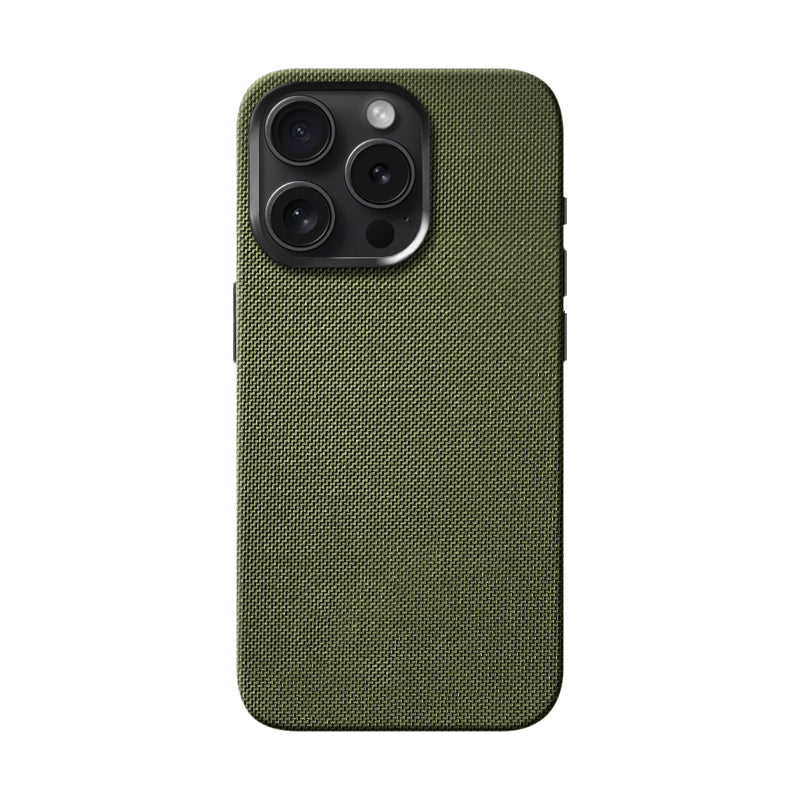 Cordura iPhone Case Mobile Phone Cases Kilimanjaro Military Green iPhone 15 Pro 