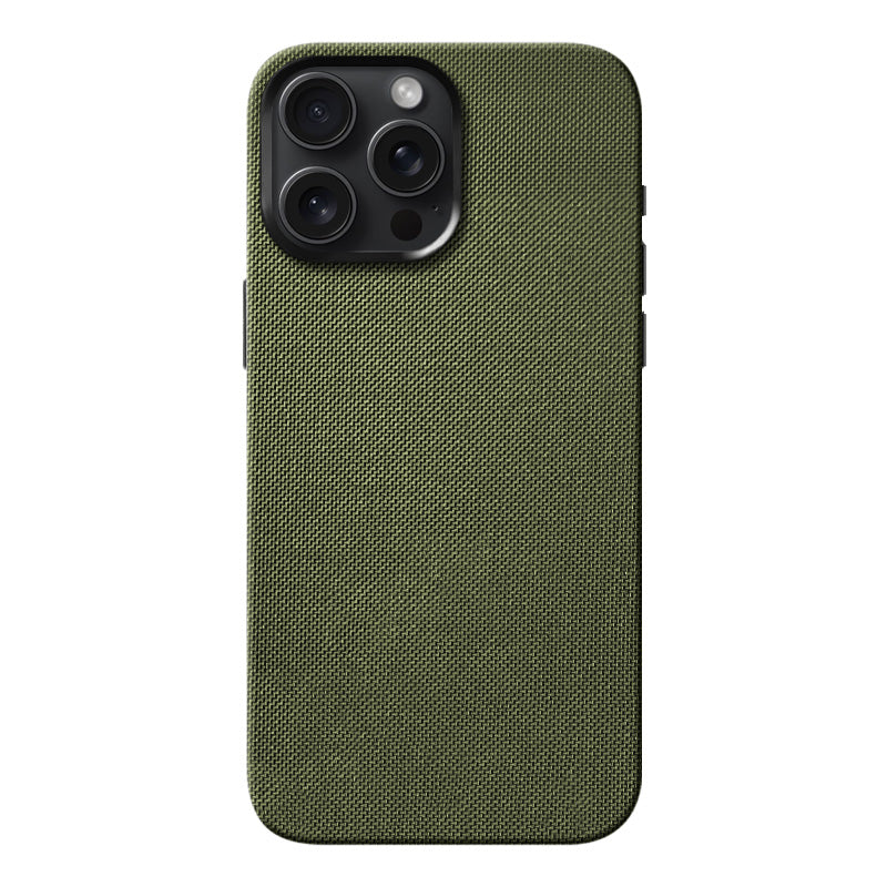 Cordura iPhone Case Mobile Phone Cases Kilimanjaro Military Green iPhone 15 Pro Max 