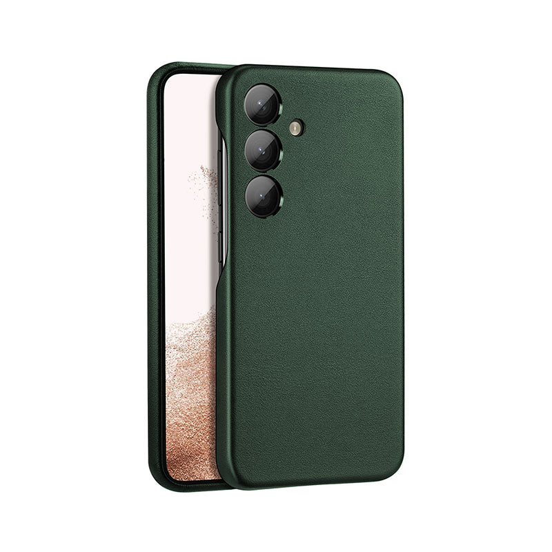 Eco-Leather Samsung Case  Blanc Green Eco-Leather S24 