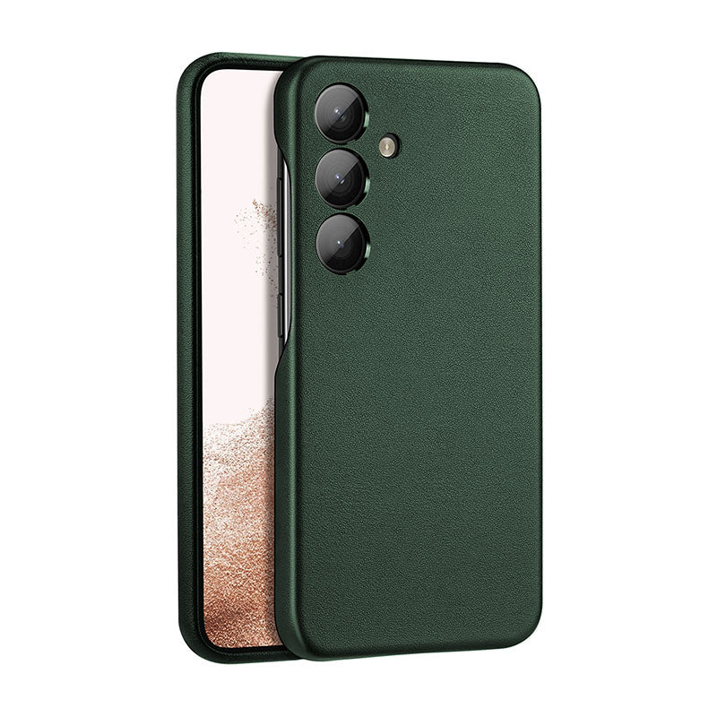 Eco-Leather Samsung Case  Blanc Green Eco-Leather S24 Plus 