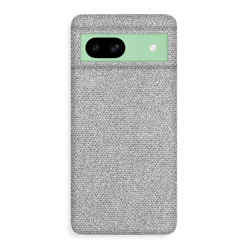 Fabric Pixel Case Mobile Phone Cases Sequoia Light Grey Pixel 8A 