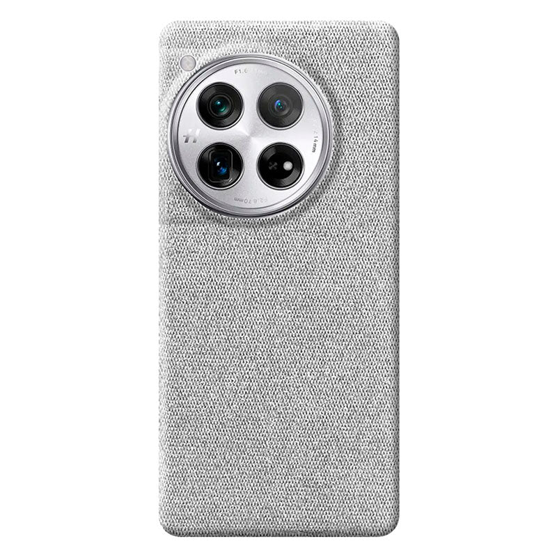 Fabric OnePlus Case Mobile Phone Cases Sequoia Light Grey OnePlus 12 