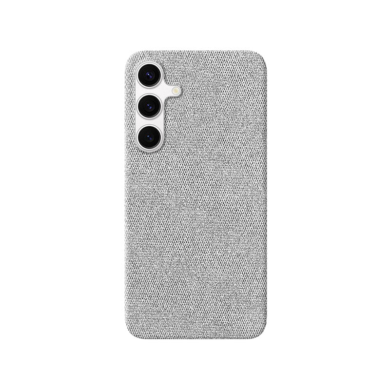 Fabric Samsung Case Mobile Phone Cases Sequoia Light Grey S24 
