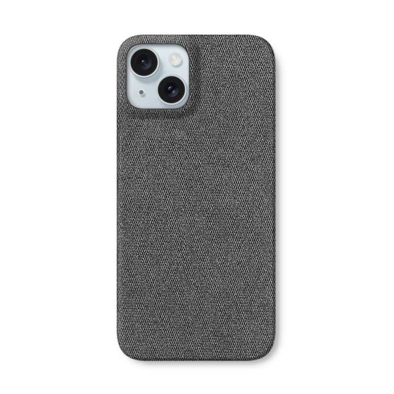 Fabric iPhone Case Mobile Phone Cases Sequoia Dark Grey iPhone 15 