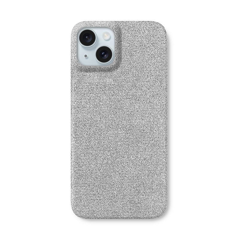 Fabric iPhone Case Mobile Phone Cases Sequoia Light Grey iPhone 15 
