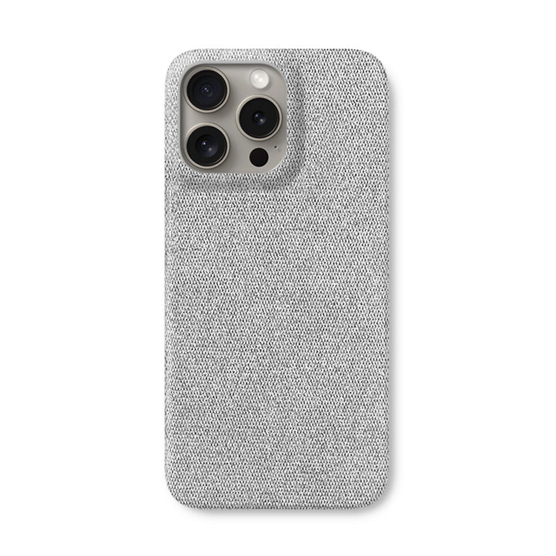 Fabric iPhone Case Mobile Phone Cases Sequoia Light Grey iPhone 15 Pro 