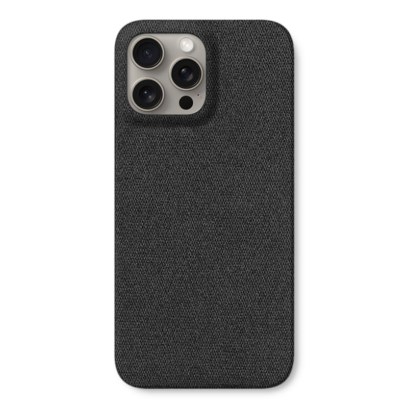 Fabric iPhone Case Mobile Phone Cases Sequoia Black iPhone 15 Pro Max 