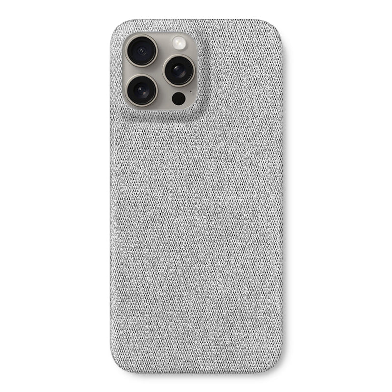 Fabric iPhone Case Mobile Phone Cases Sequoia Light Grey iPhone 15 Pro Max 