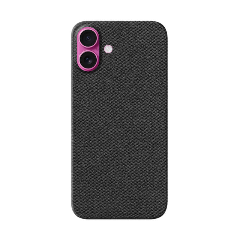 Fabric iPhone Case Mobile Phone Cases Sequoia Black iPhone 16 