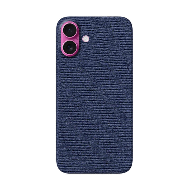 Fabric iPhone Case Mobile Phone Cases Sequoia Blue iPhone 16 