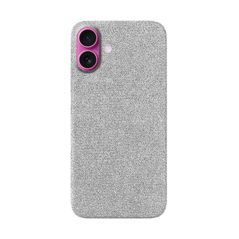 Fabric iPhone Case Mobile Phone Cases Sequoia Light Grey iPhone 16 