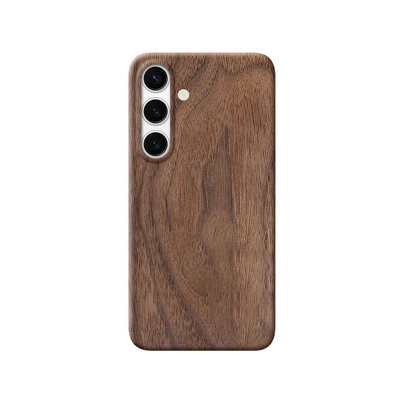Slim Wood Samsung Case Mobile Phone Cases Komodo Walnut S24 