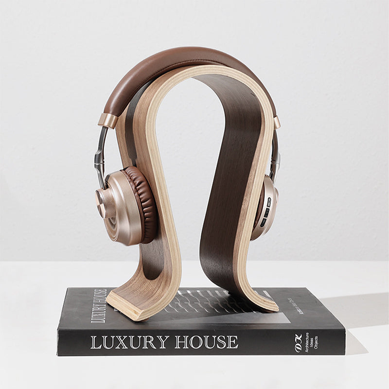 Wood Headphone Stand Headphone Stand Komodo   