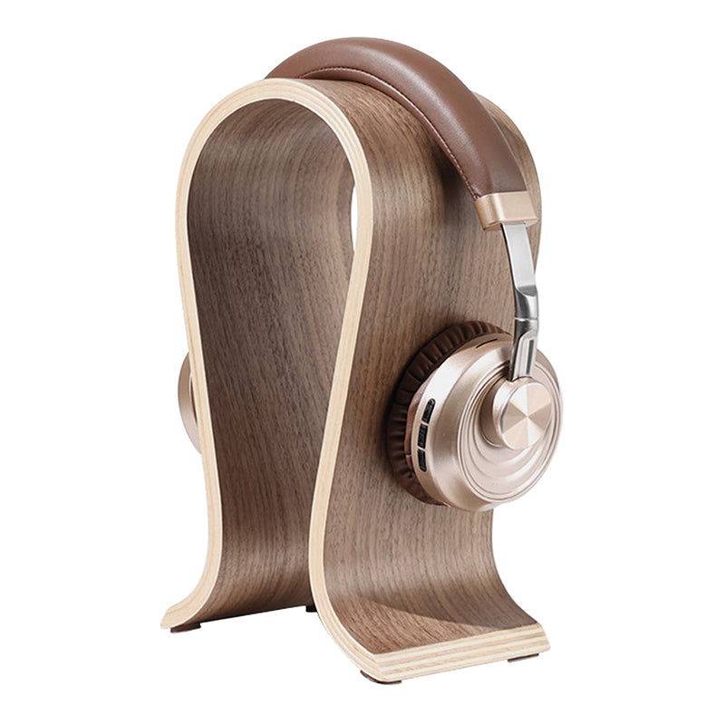 Wood Headphone Stand Headphone Stand Komodo Walnut  