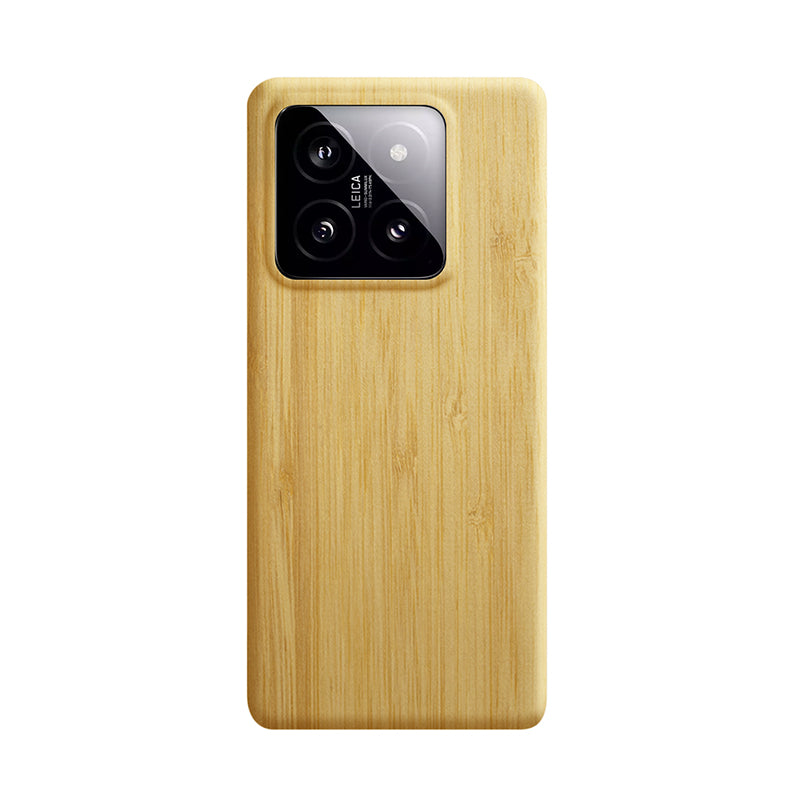 Slim Wood Xiaomi Case Mobile Phone Cases Komodo Bamboo Xiaomi 14 