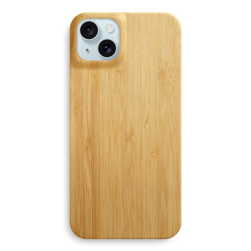 Wood iPhone Case Mobile Phone Cases Komodo Bamboo iPhone 15 Plus 