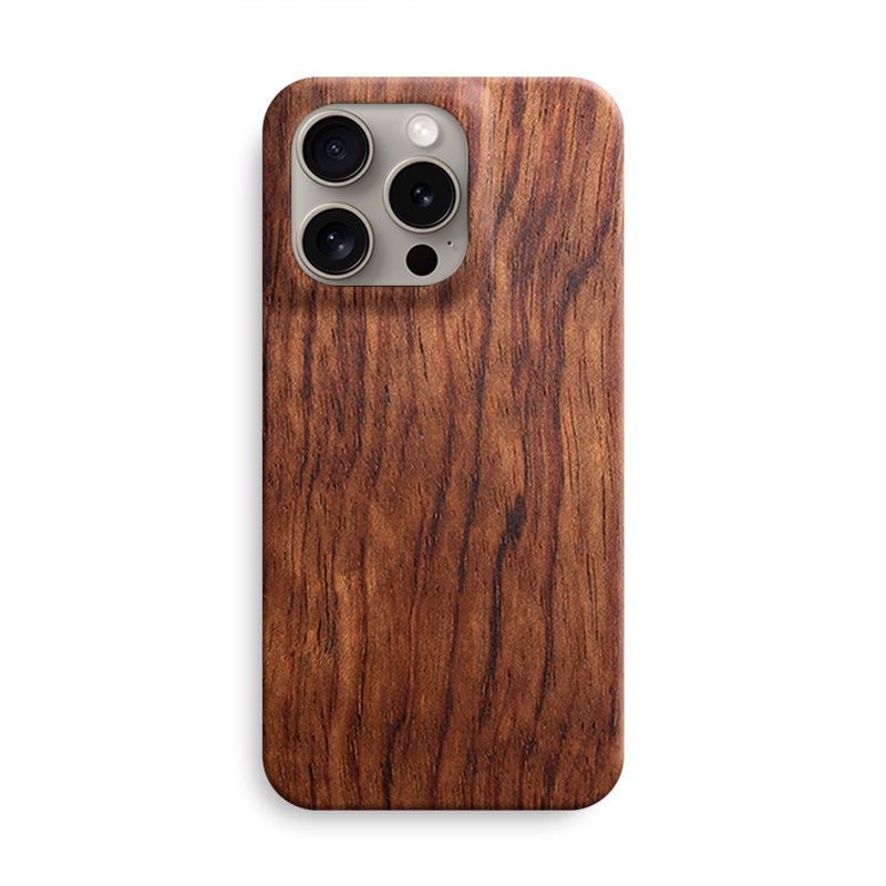 Wood iPhone Case Mobile Phone Cases Komodo Rosewood iPhone 15 Pro 