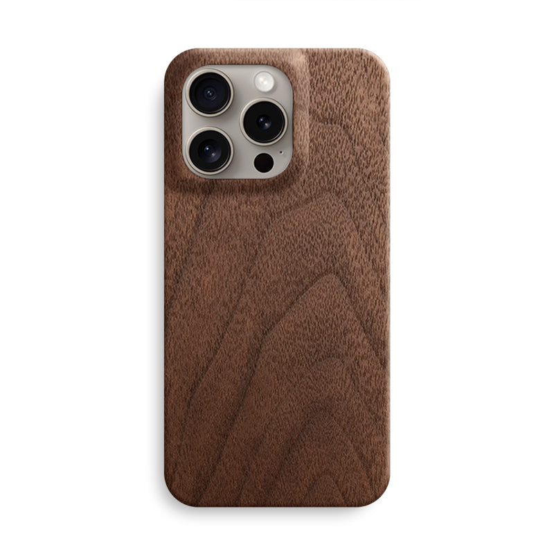 Slim Wood iPhone Case Mobile Phone Cases Komodo Walnut iPhone 15 Pro 