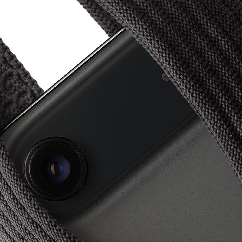 Komodoty-iPhone-Sock-Pocket-Black-Short-close up of iPhone Air black