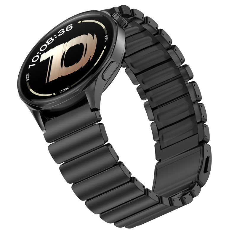 Titanium Flex 22mm Universal Quick-Release Smartwatch Band