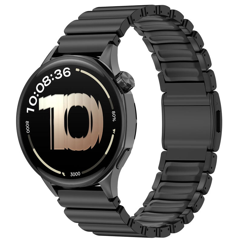 Titanium Flex 22mm Universal Quick-Release Smartwatch Band