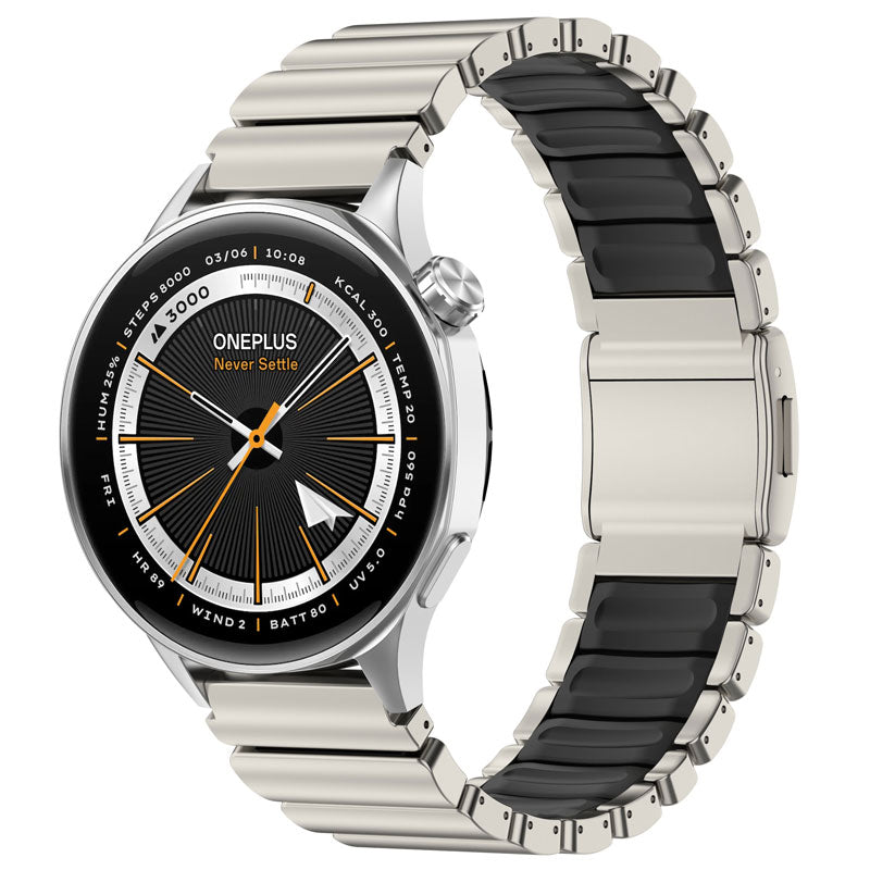 Titanium Flex 22mm Universal Quick-Release Smartwatch Band