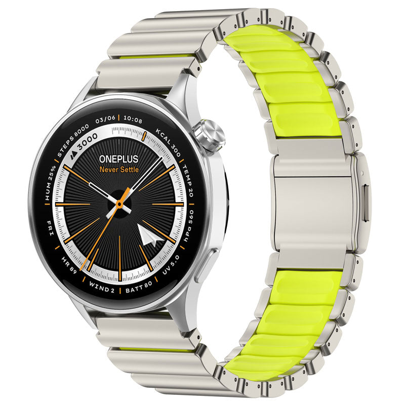 Titanium Flex 22mm Universal Quick-Release Smartwatch Band