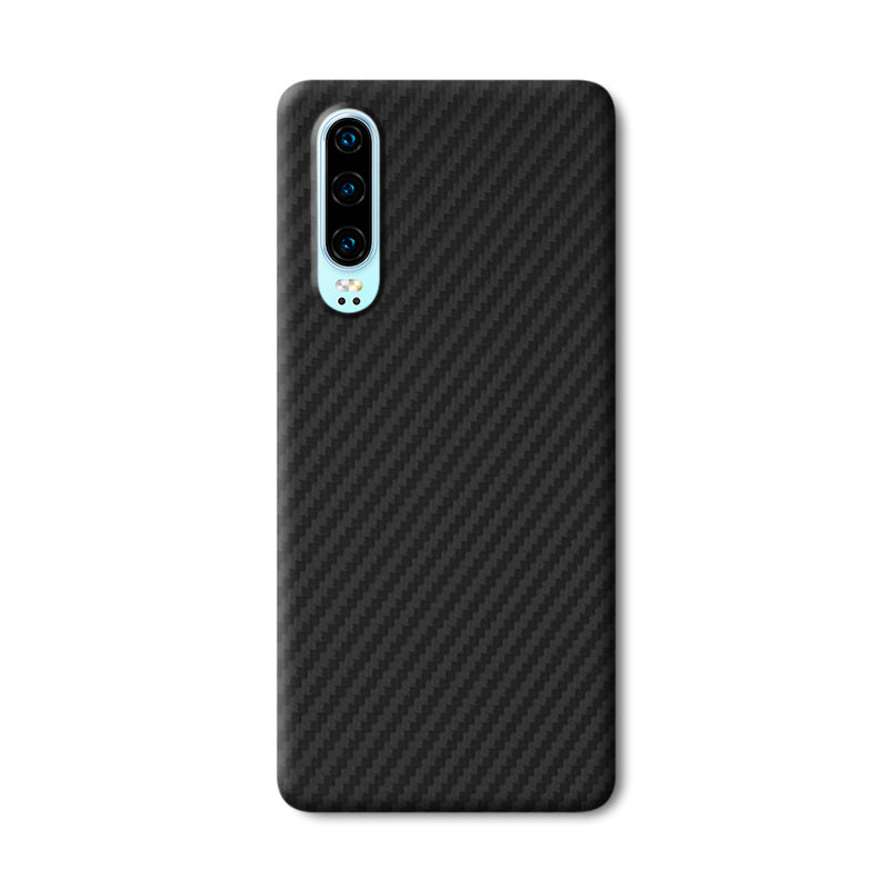 Aramid Fiber Huawei Case Mobile Phone Cases Volaris Black Aramid Fiber P30 Open