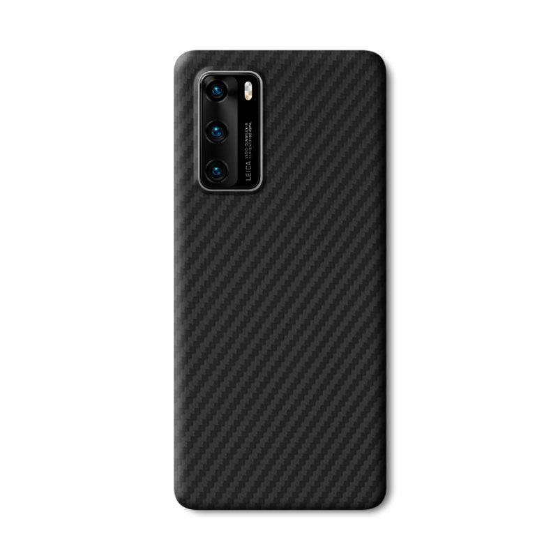 Aramid Fiber Huawei Case Mobile Phone Cases Volaris Black Aramid Fiber P40 Open