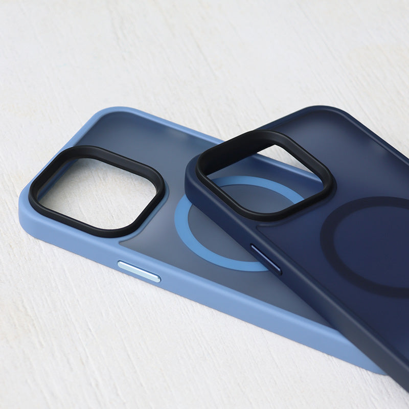 Alpine Bumper iPhone 14 Pro Max Cases Light & Dark Blue