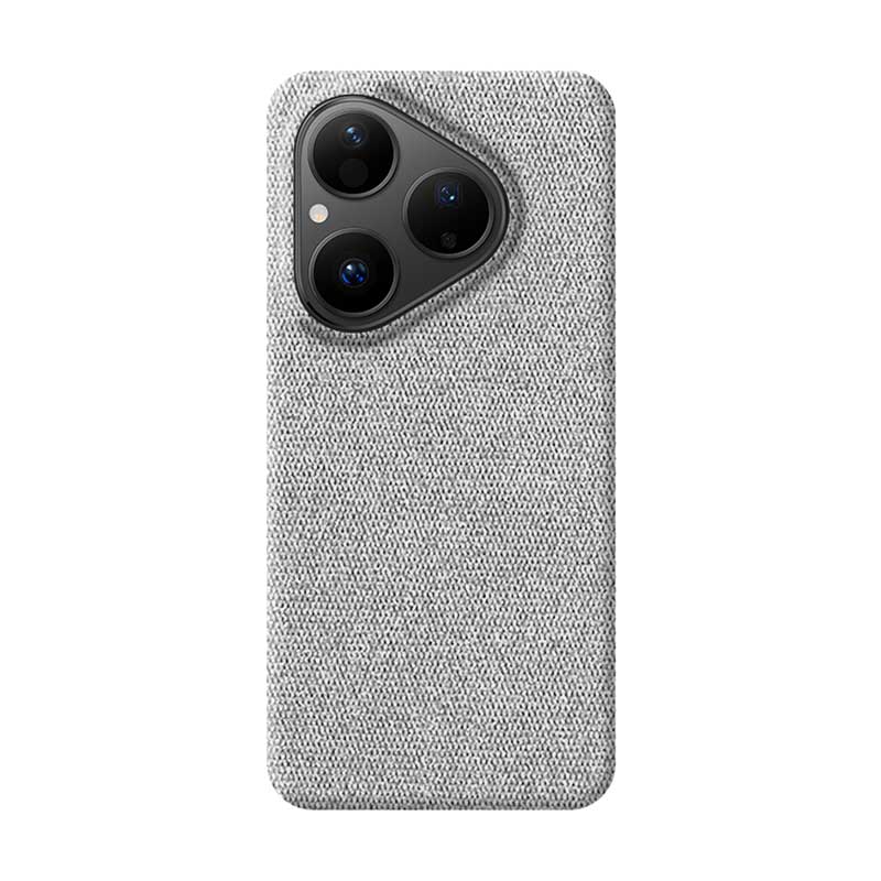 Light Gray textured Huawei Pura 80 phone case on a white background