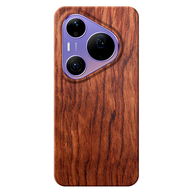 Komodoty Huawei Pura 90s Pro Max slim wood phone case in Rosewood on a white background