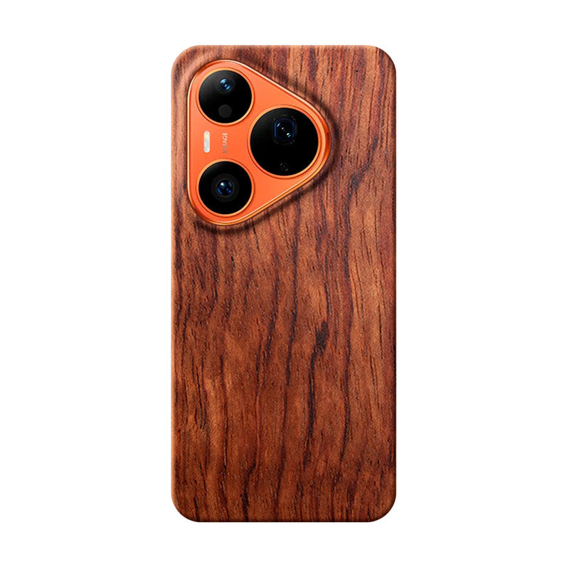 Komodoty Huawei Pura 90s Pro slim wood phone case in Rosewood on a white background