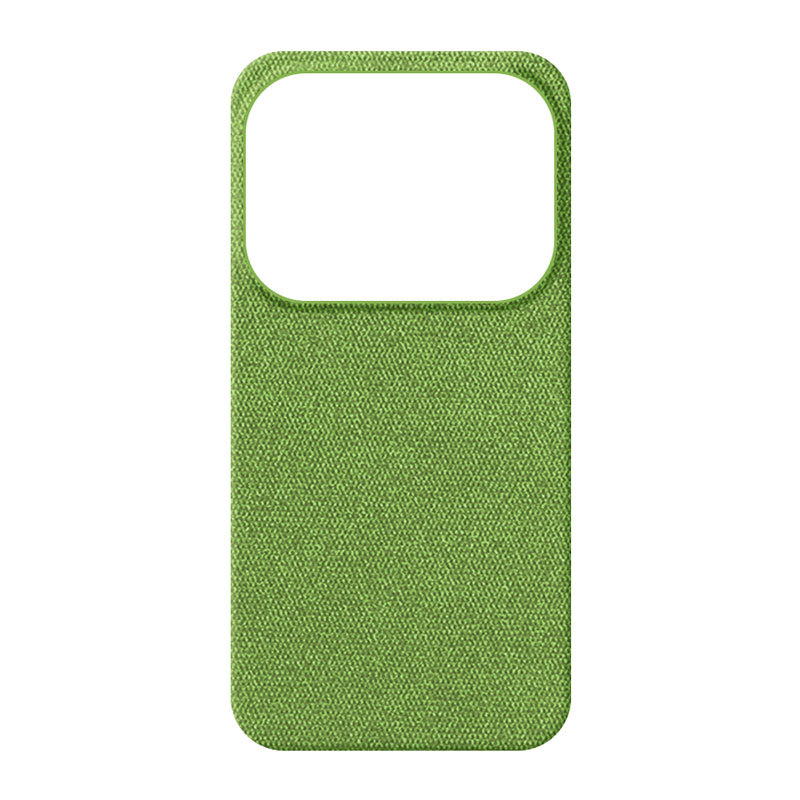 Oppo Find X10 Pro Max fabric phone case in green on white background