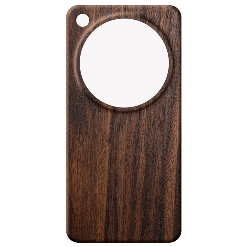 Oppo Find X9 Ultra wooden phone case in mahogany against a white background