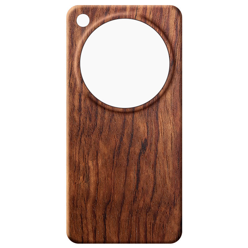 Oppo Find X9 Ultra wooden phone case in rosewood against a white background