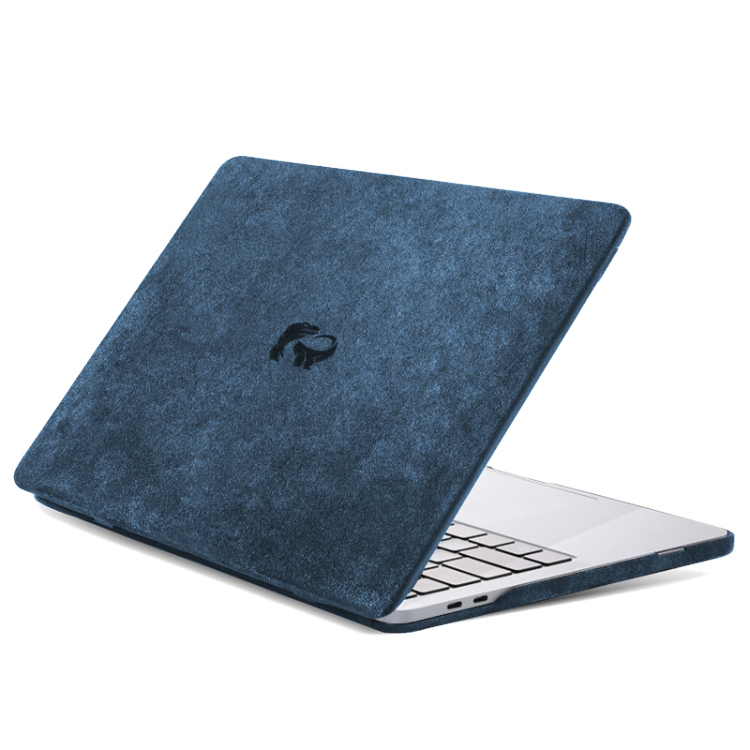 Alcantara MacBook Case MacBook Cover Saguaro Ocean Blue Alcantara MacBook Pro 16" (2023) With Komodo Dragon