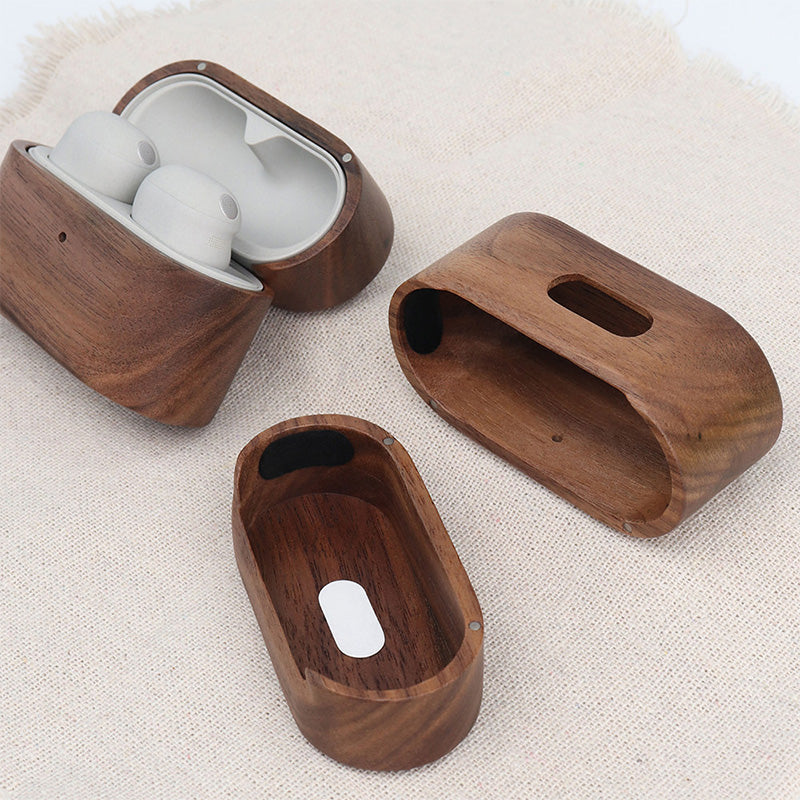 Wood Sony Earbuds Case