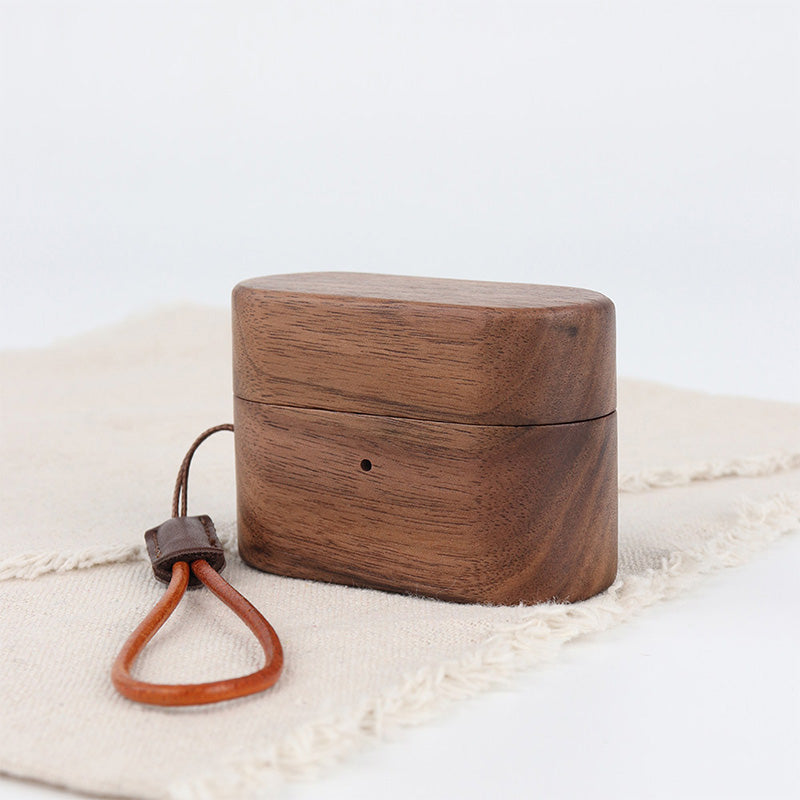 Wood Sony Earbuds Case