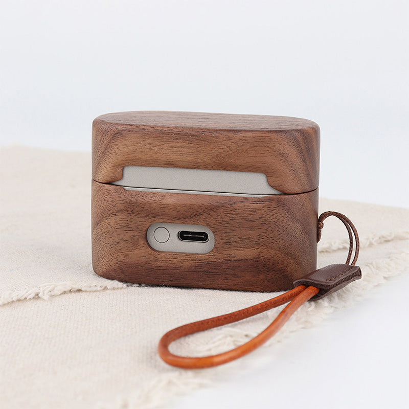 Wood Sony Earbuds Case