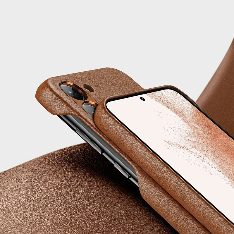 Eco-Leather Samsung Case  Blanc   